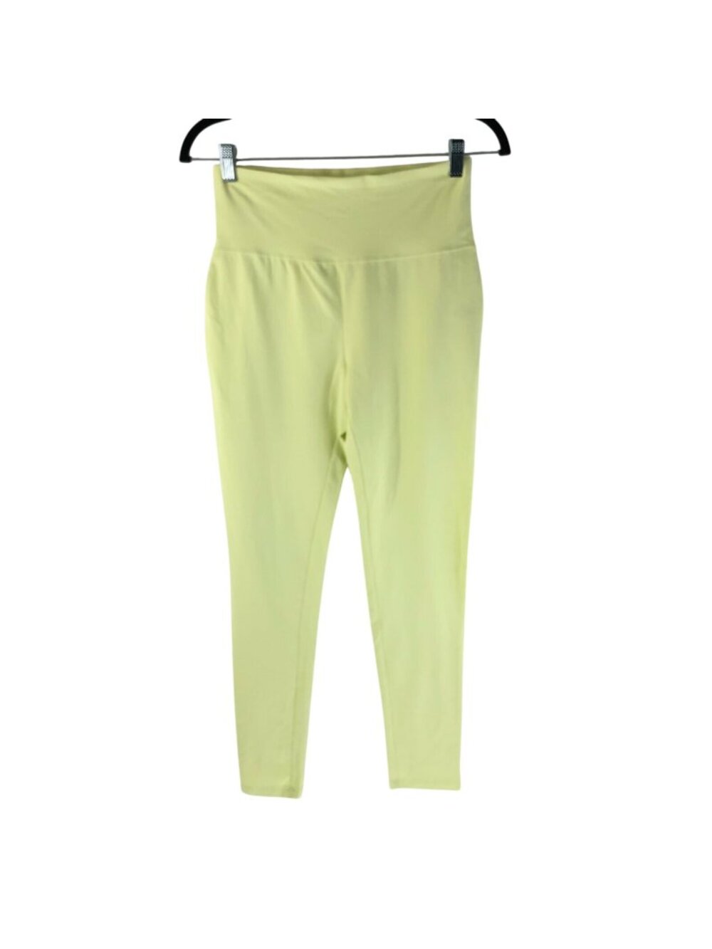BP Leggings High Waist Pull On Basic Stretch Yellow Size M